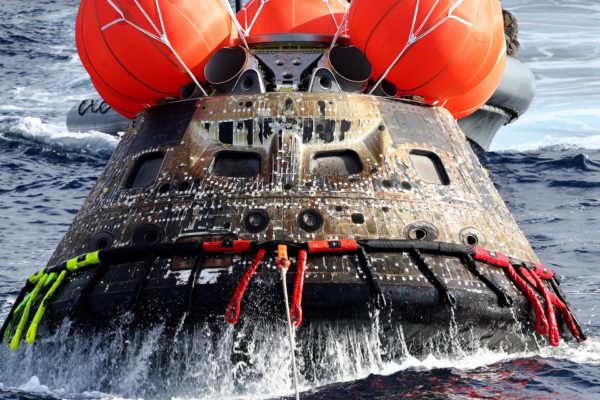 NASA Welcomes Record-Setting Artemis II Moonfarers