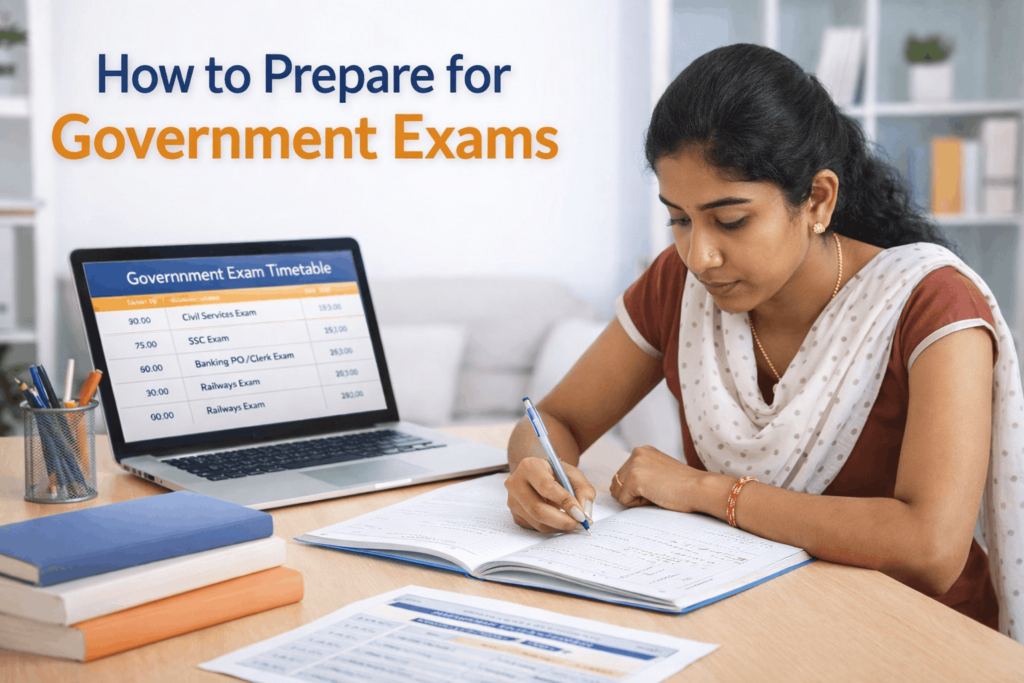 How to Prepare for Government Exams at Home: A Complete 2026 Success Guide