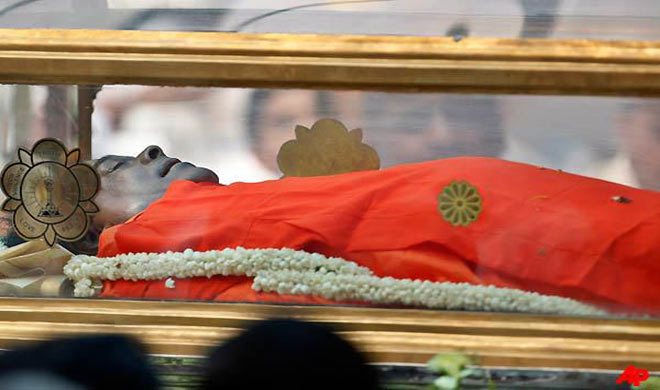 Ashutosh Maharaj Frozen Body
