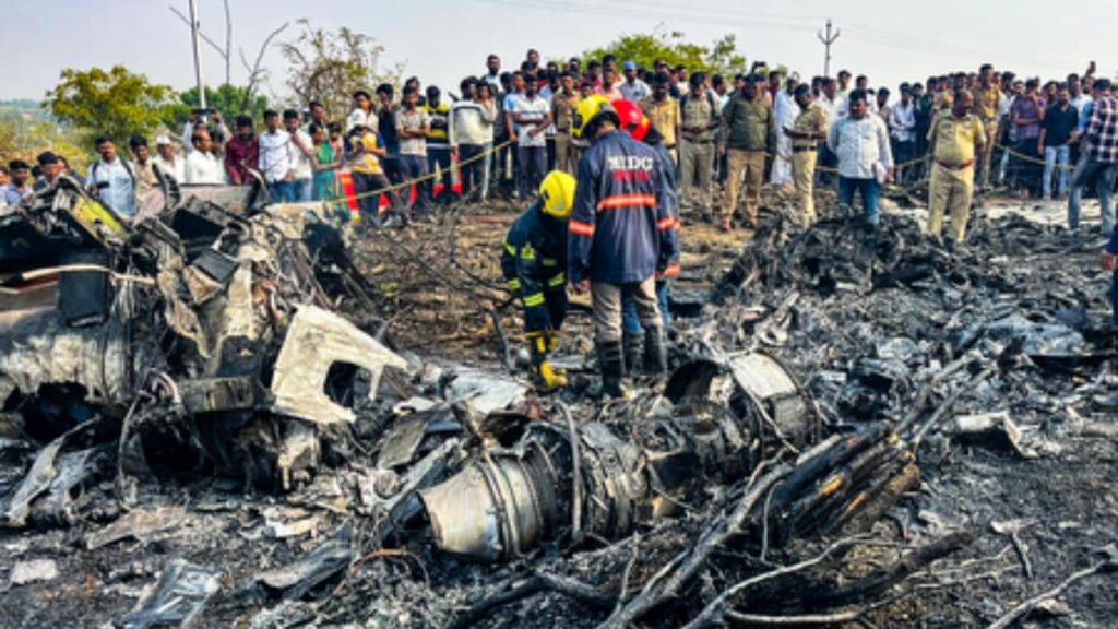 Ajit Pawar plane Crash Reports