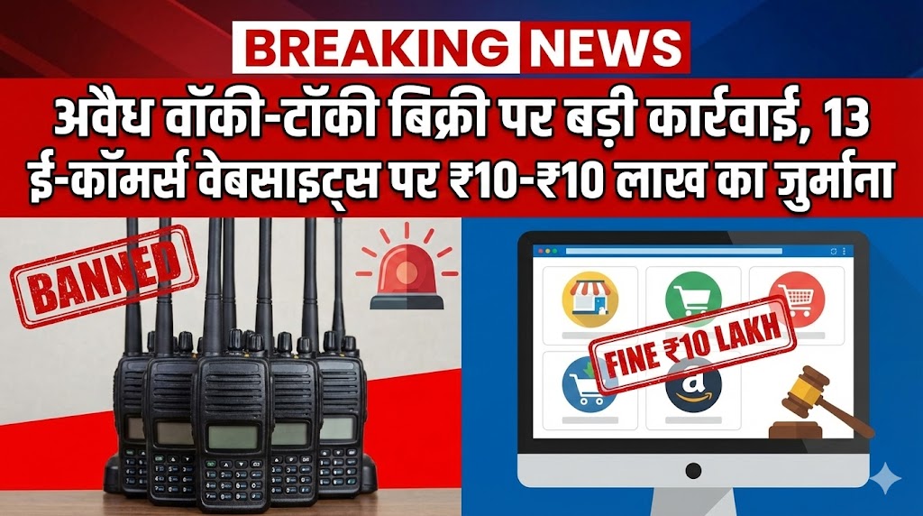 Illegal walkie talkie sales