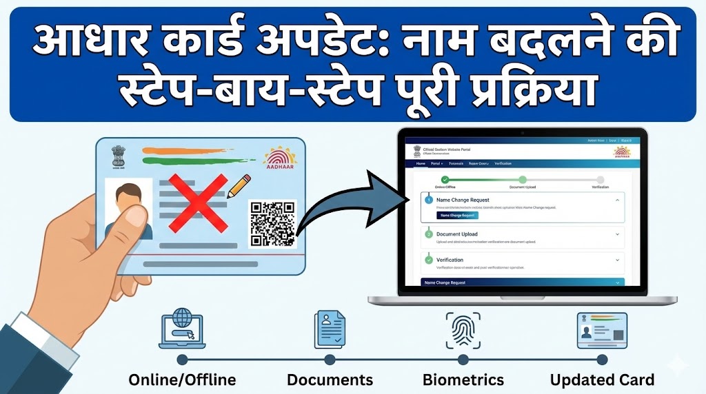 Aadhaar Name Change Process