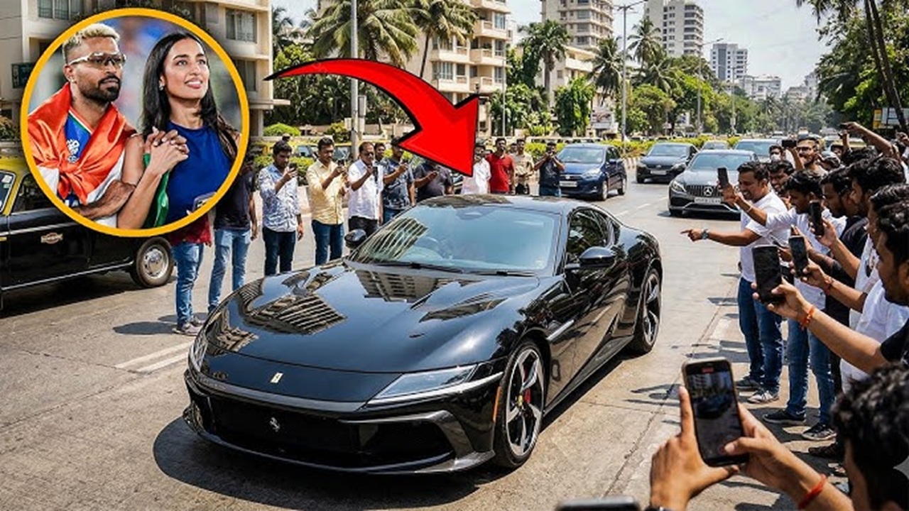 Hardik Pandya Ferrari 12Cilindri