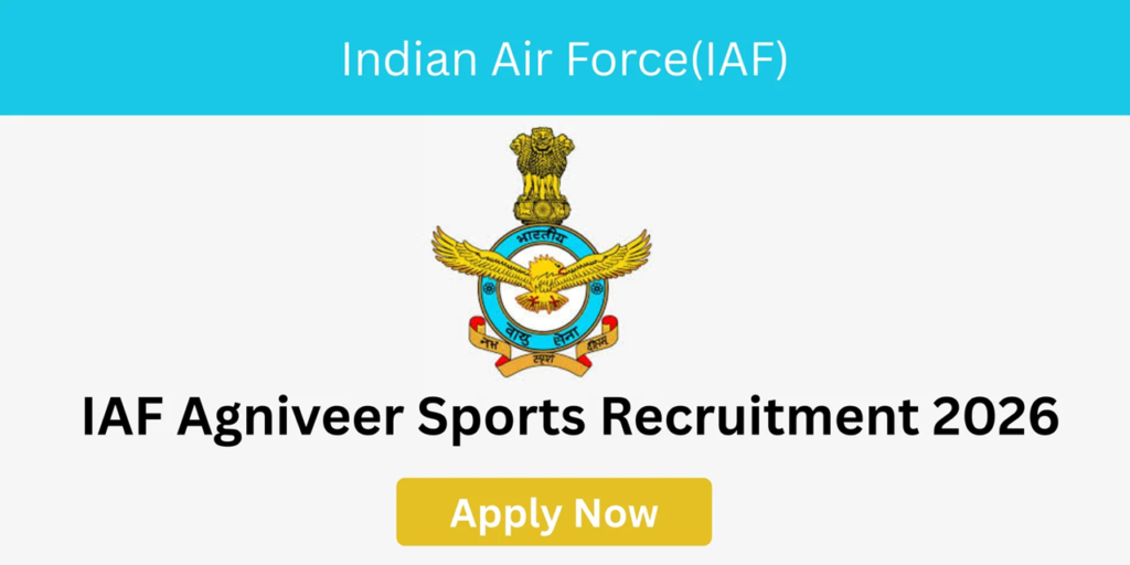  IAF Agniveervayu Sports Recruitment 2026