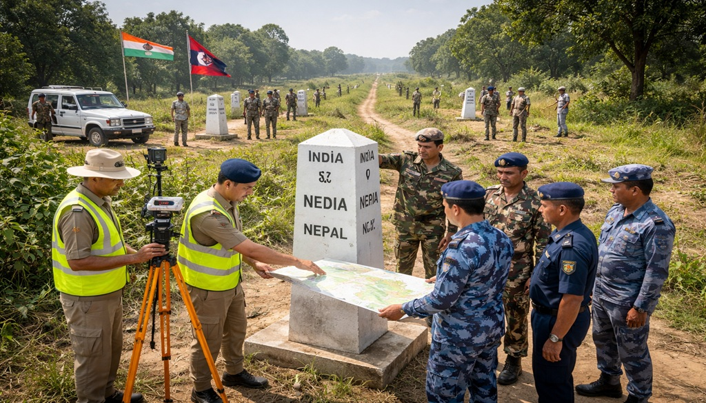 India Nepal Border Joint Survey