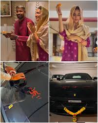 Hardik Pandya Ferrari 12Cilindri