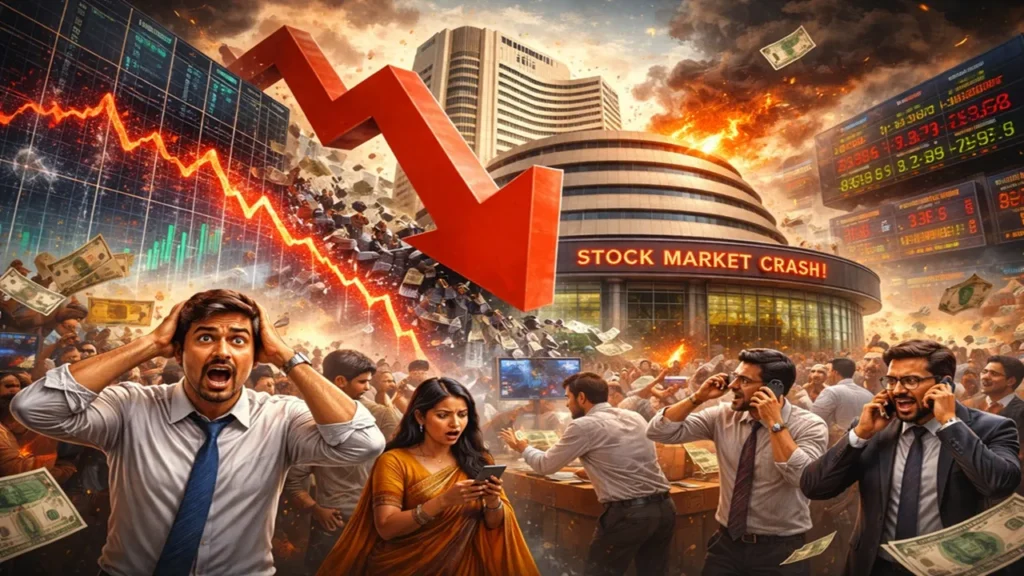शेयर बाजार क्रैश