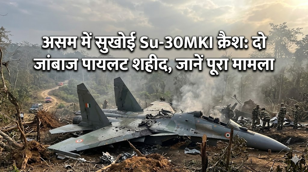 असम में सुखोई Su-30MKI क्रैश