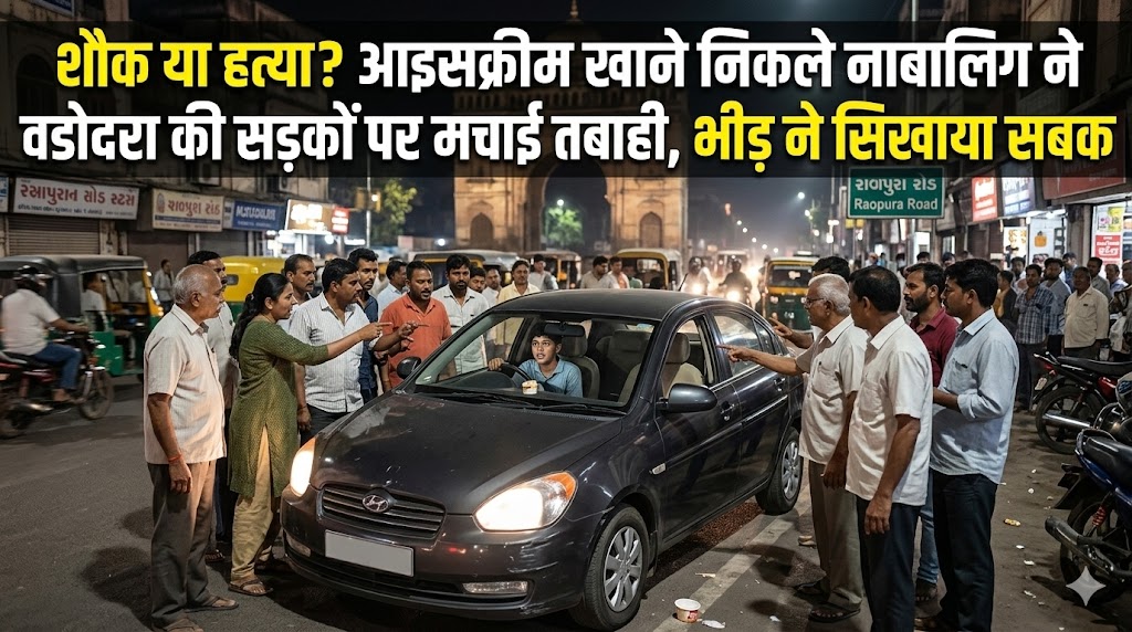 Vadodara Minor Driving Incident