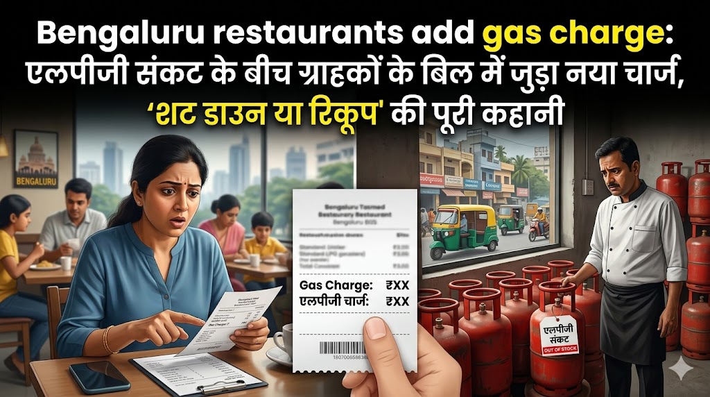 Bengaluru Restaurant Gas Charge