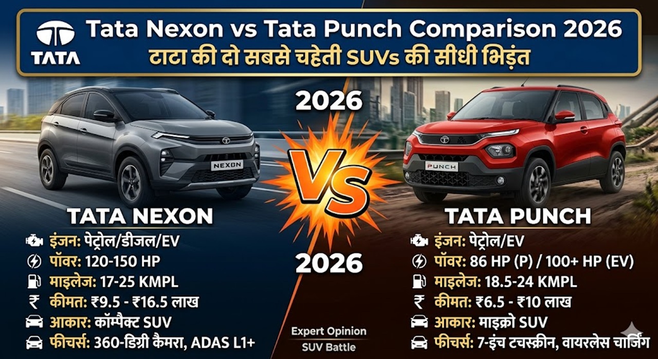 Tata Nexon vs Tata Punch