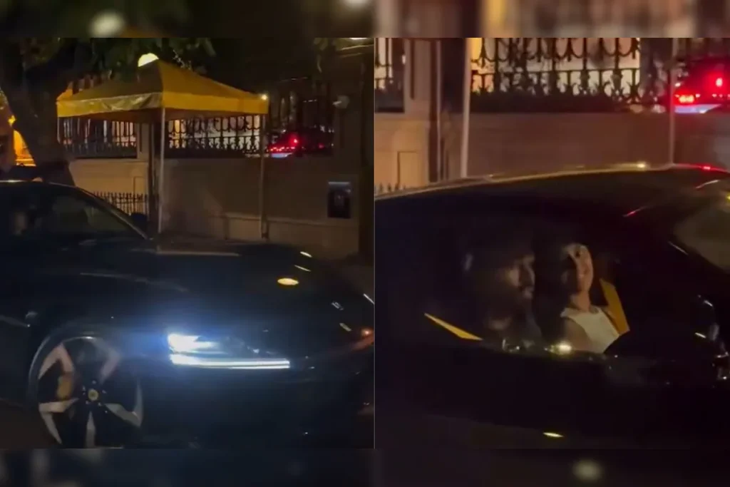 Hardik Pandya Ferrari 12Cilindri