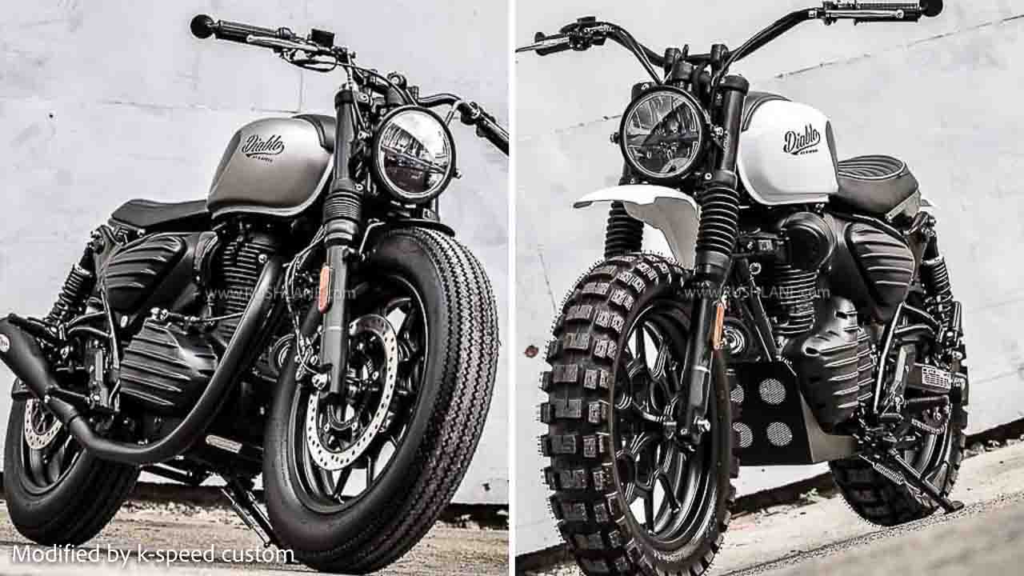 Royal Enfield Hunter 350 Modified 