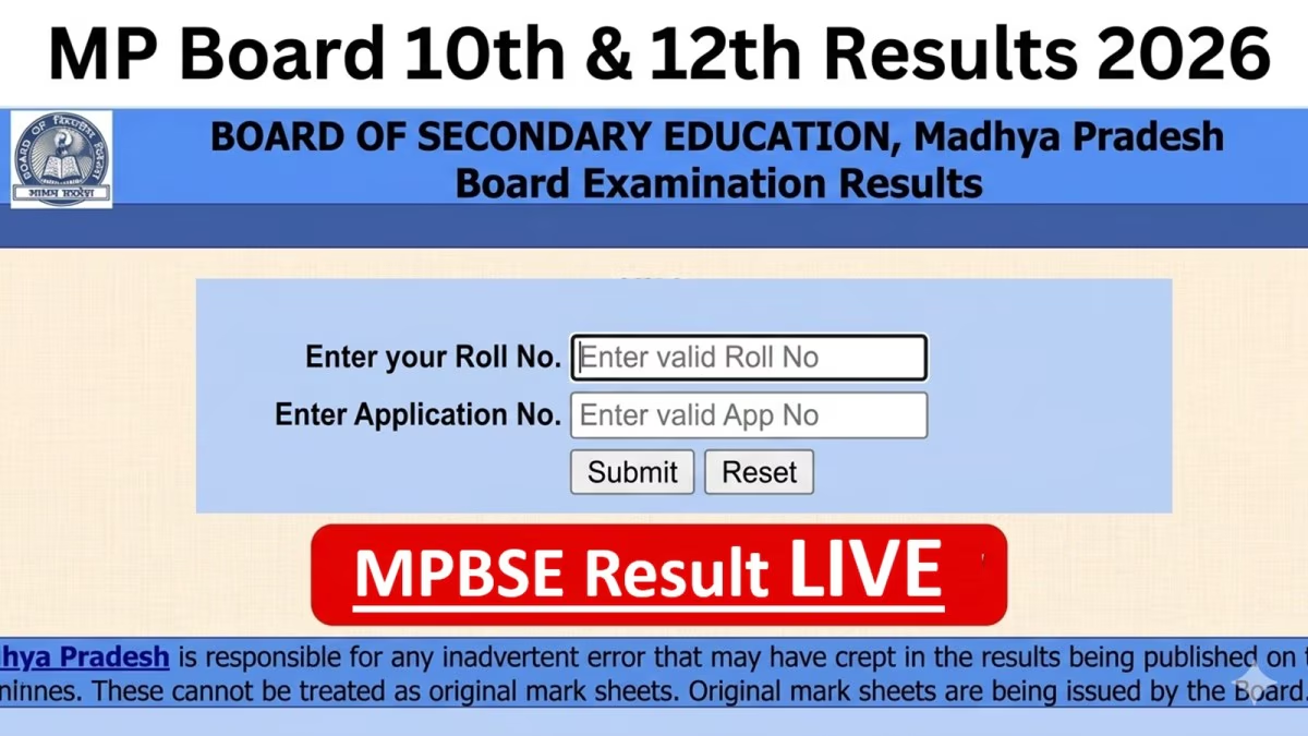 MP Board Result 2026