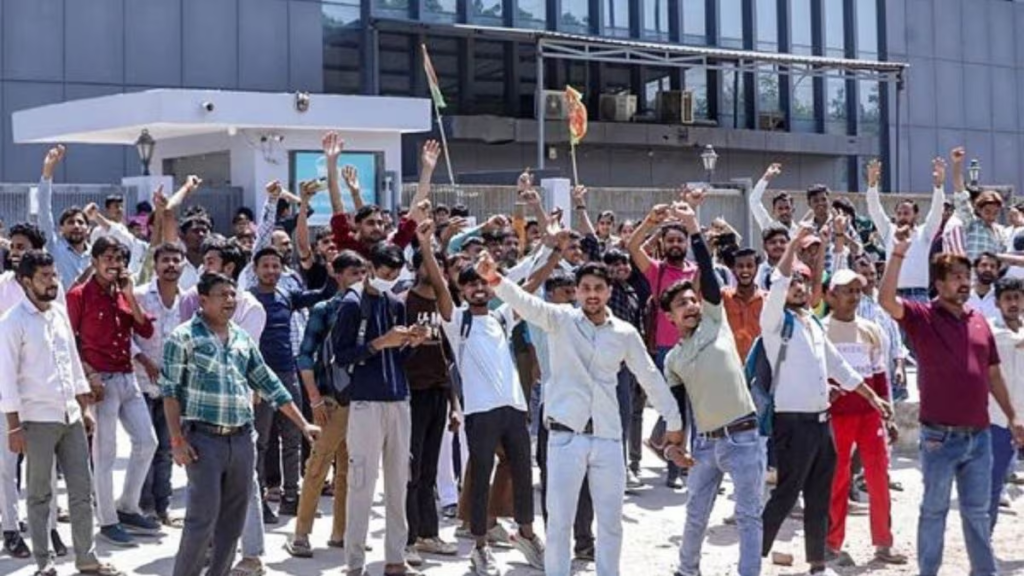 Noida Labor Protest