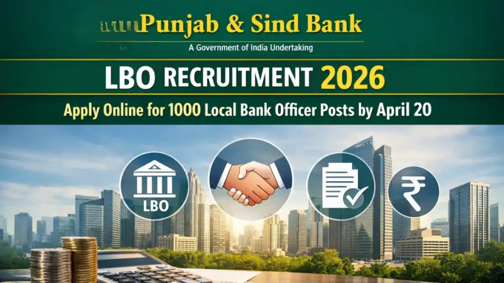 Punjab and Sind Bank LBO Recruitment 2026