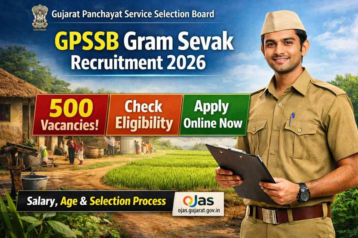 GPSSB Gram Sevak Recruitment 2026