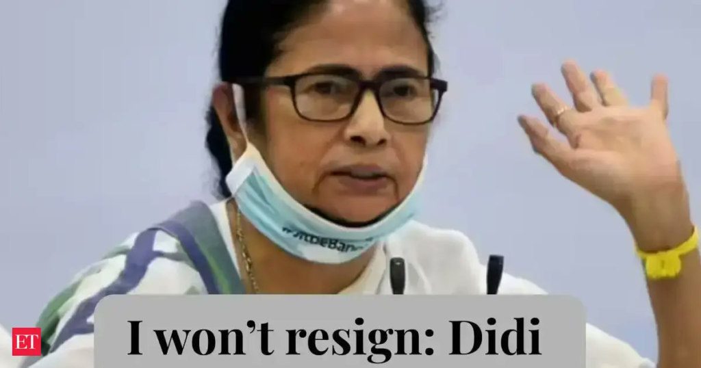 Mamata Banerjee says won't resign