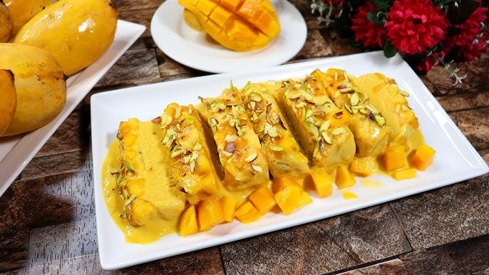 Mango Slice Kulfi Recipe
